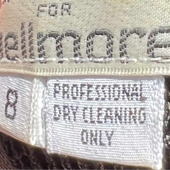 🌻VINTAGE 1980s Pat Sandler for Wellmore Black Knit Sequined Dress Tagged Size 8 - Picture 12 of 14